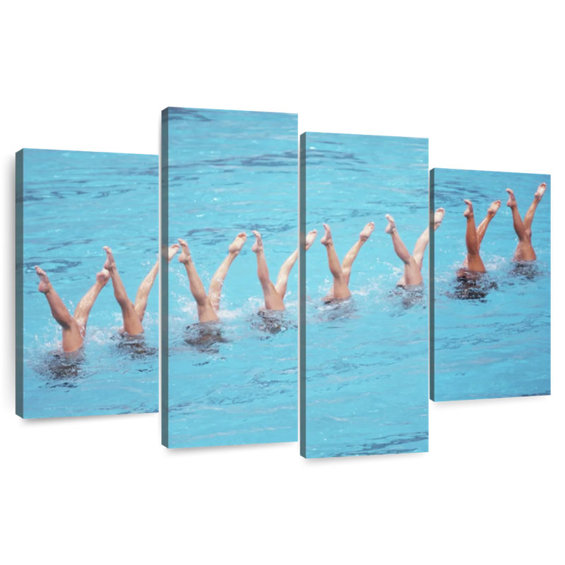 Synchronized swimmers routine Sireci