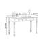 Bureau simple noir de style américain-748378032