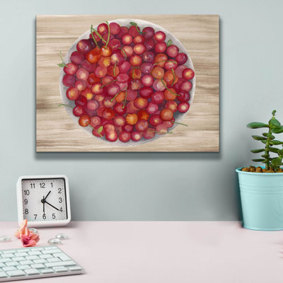  «Bowls Of Fruit 4» par Alicia Ludwig, art mural sur toile, 16 po x 12 po
