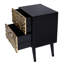 2 Drawer Brass Bed Side