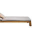 Chaise longue d'extérieur inclinable