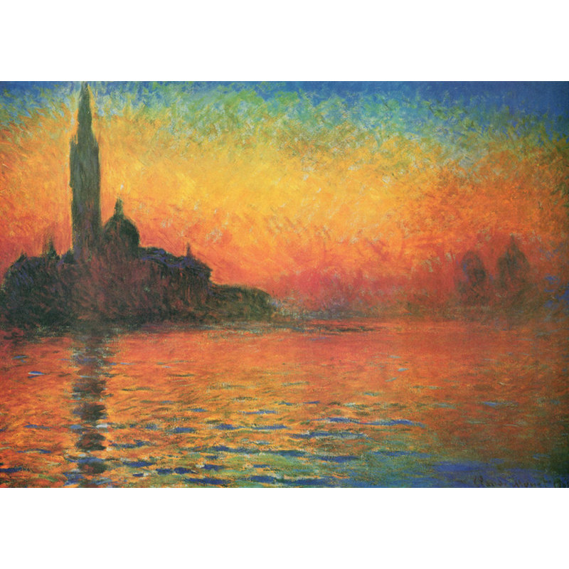 Dusk in Venice, 17" H x 24" W