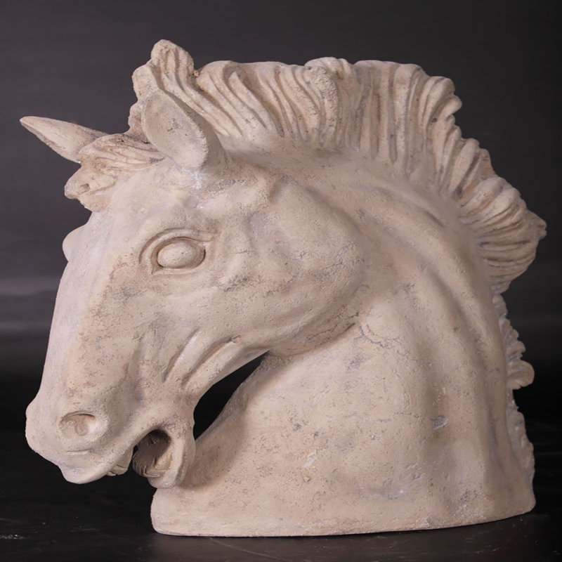 Petite statue tête de cheval