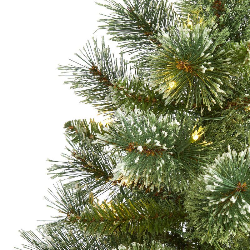 Lighted Artificial Christmas Tree, 6' H