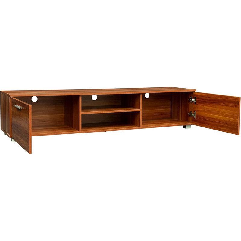 Crédence de rangement l 62,99 po Aivan, Noir