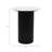 Odera Modern Round Marble Top End Side Table With Mango Wood Base For Living Room - Modern Fluted Accent For Narrow Space Styling