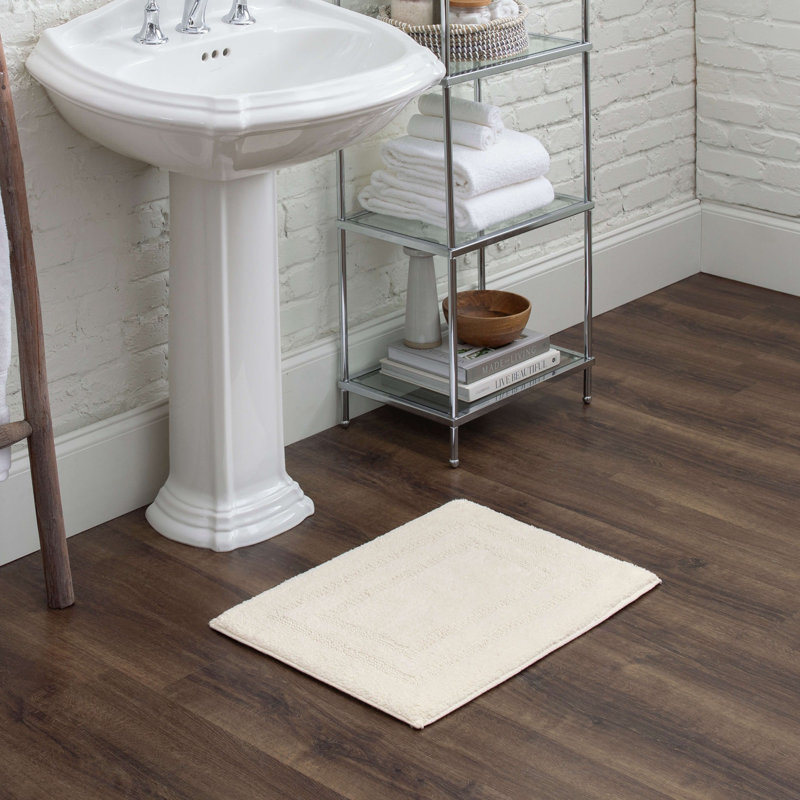 Tapis de bain lavable à la machine Kail, L 17 po x L 24 po, Naturel