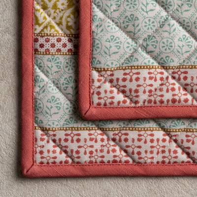 Maison D' Hermine Paisley Cotton Potholder Set