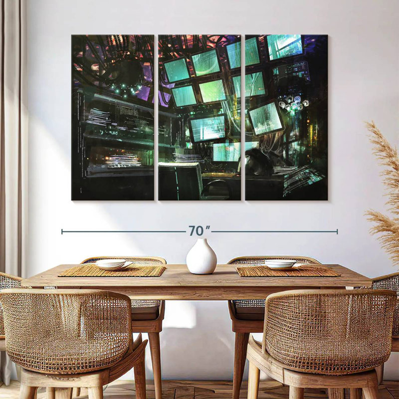 Kelan Tech Workspace, 42" H x 65" W