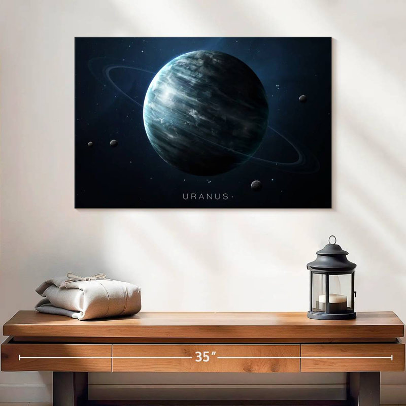 Oberle Planet Uranus, 16" H x 24" W