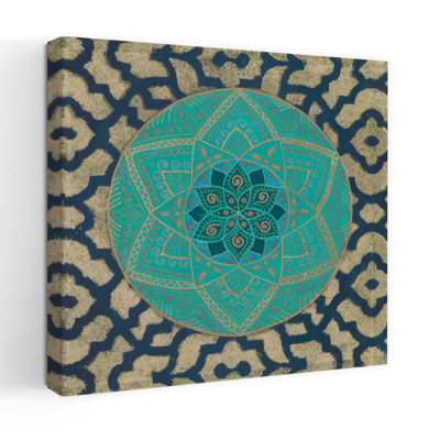 Patine Mandala II, art floral