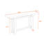Console moderne et durable avec pieds rectangulaires robustes-471995584-471995594