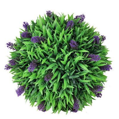 Faux Boxwood Topiary in Planter