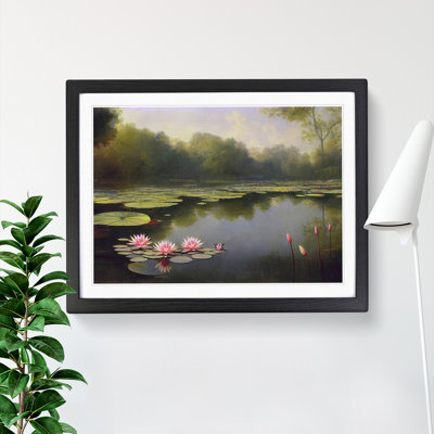 Astounding Water Lily Pond - Single Picture Frame Print