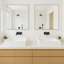 Lavabo vasque rectangulaire blanc mat Brillare
