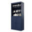Garde-manger Birce 100% bois massif 32 po avec portes solides, 2 tiroirs et tablettes réglables-675541057