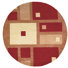 Rouge/Brun/Beige