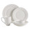 Annabel 40-Piece Lightweight Chip-Resistant Bone China Dinnerware Set, Service for 8