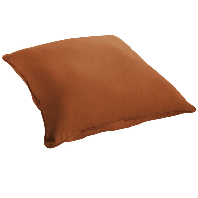 Outdoor Throw Pillow, Orange
