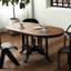 Table de salle à manger ovale l 31,49 po Kaitie-1788839640