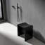 Tabouret de salle de bain autoportant à surface solide de 15,7 po KAKUSIGA, tabouret de douche imperméable, grand siège de douche portable
