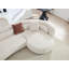 Canapé modulaire incurvé de luxe de 132 po, canapé confortable de style minimaliste pour appartement de salon, méridienne modulaire en L, beige clair, W2664S00116