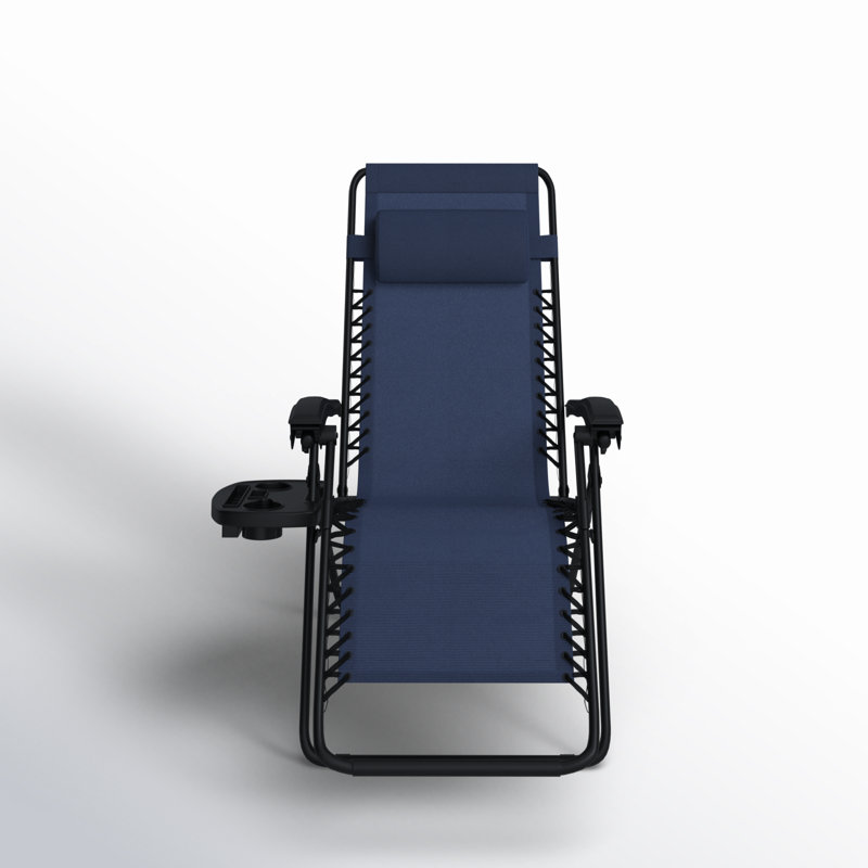 Chaise de patio Brenden, Bleu