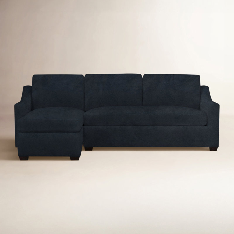 Cranbrook Upholstered L-Shaped Sectional, Drusky Moonglow Sustain® Basketweave, Left Hand Facing