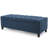 Dark Blue With Extra Storage Space - 49.85"D X 20.23"W 16.79"H, Holds Remotes, Controllers, Board Games In Navy Color Well-1038459553