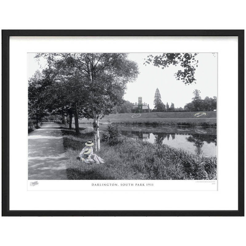 Darlington, South Park 1911 by Francis Frith - Single Picture Frame Print, 28cm H x 36cm W x 2.3cm D
