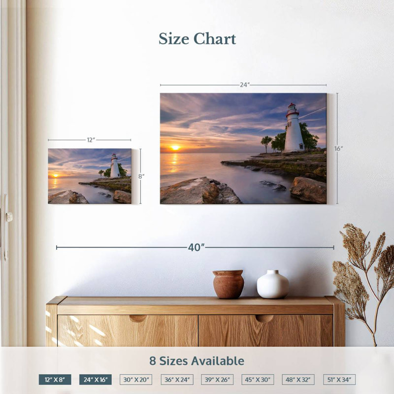 Photographie du phare de Marblehead par Aletra, H 16 po x l 24 po