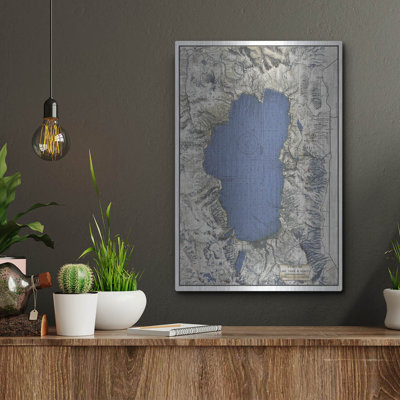 " Lake Tahoe Map " by Stellar Design Studio