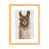 Toile avec cadre en bois beige est en rupture de stock