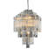 Lustre cubique en verre de 42 po