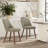 Modern Upholstered Dining Chairs with Solid Wood Legs-876970622
