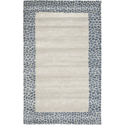 Candelo Hand Tufted Wool And Viscose Animal Print Rug