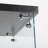 Two-Door Glass Display Cabinet With Door, Floor Standing Curio Bookshelf