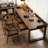 Tan Rectangular Solid Wood desks-107288398