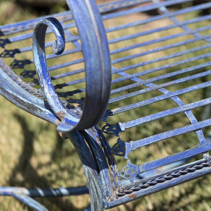 Fauteuil Stephania, Bleu antique