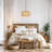 Modern Farmhouse Drum Pendant Light With Hand Woven Rattan Shade For Dining Room Living Room Kitchen Island Bedroom-500174708