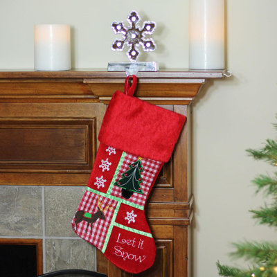 Chaussette de Noël 18,5 po Red Cheers