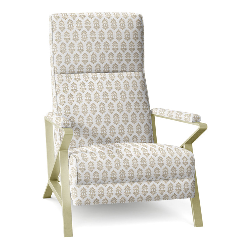 Infinity 28.25" Wide Manual Standard Recliner, Brushed Brass, Perigold Francine Linen