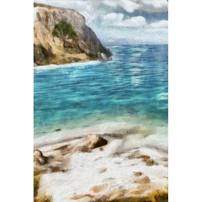 Vue sur la mer I, H 12 po x l 8 po