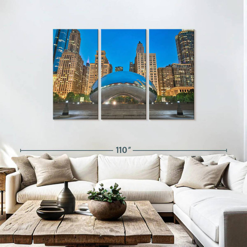 Sireci Cloud Gate Sculpture, 48" H x 74" W