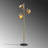 Elegant Floor Lamp with Metal Body, Gold Finish, 14.6 x 14.6 x 63.8 inches | Base Plate Ø11.8 inches | On/Off Switch on Cable | Industrial Style | Perfect for Living Room, Bedroom, and Office Decor-318548063-318548062