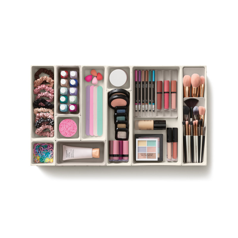 Joseph Joseph Viva 12-Piece Modular Makeup Organizer Set