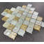 2" x 2.5" Glass Arabesque Mosaic Wall & Floor Tile-110982086