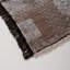Jeté rétractable tout en coton Retro, couverture jacquard réversible tissée avec frange, jeté douillet Boho pour canapé-lit 75 po x 55 po, gris