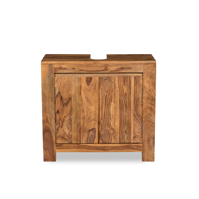 Alaina 67cm Single Bathroom Vanity Base Only in Brown