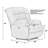 Benny Upholstered Power Recliner with USB Charging Port
